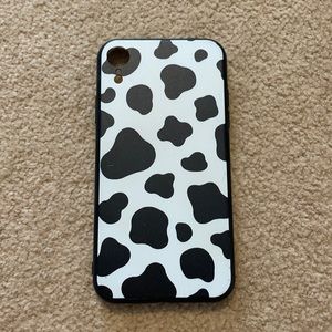 iPhone XR cow print phone case